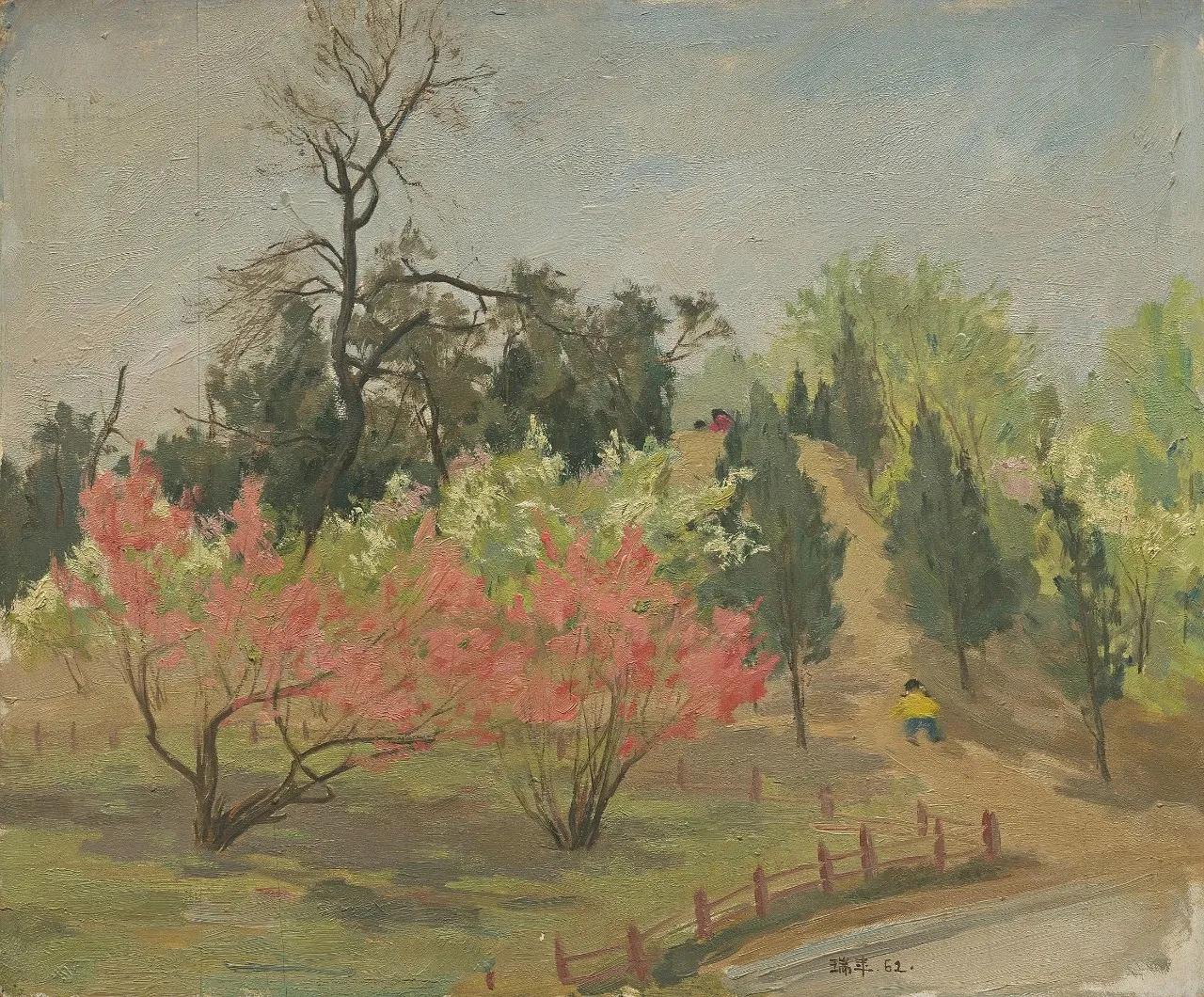 李瑞年油画静物花瓶,中国著名油画风景画前十名