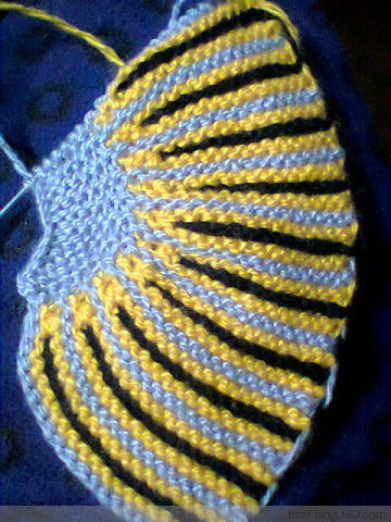 简单棒针粗毛线地板袜编织方法,棒针毛线地板袜编织教程