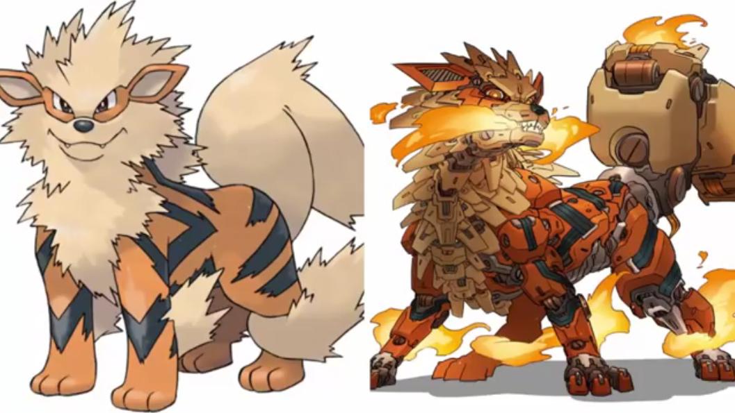 当宝可梦邂逅高达：班基拉斯化身机械哥斯拉，水箭龟帅气威猛