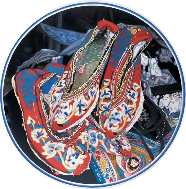 外地绣花鞋,古城绣花鞋