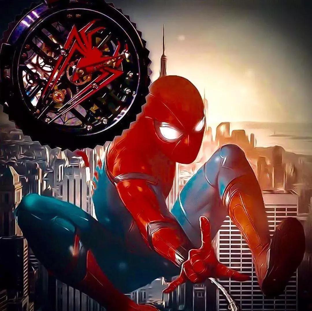 蜘蛛侠联名手表,蜘蛛侠联名手表的样子