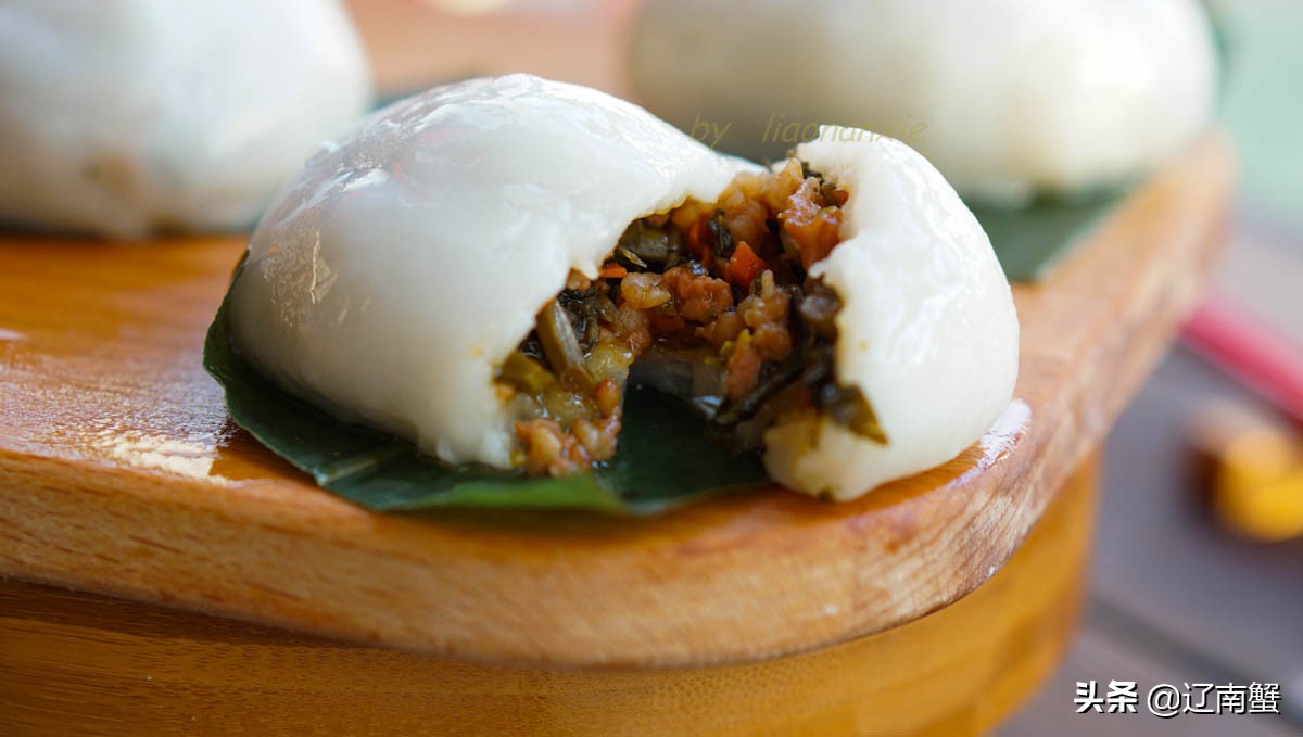 糯米粉团子的各种馅料,各种馅料的糯米团子