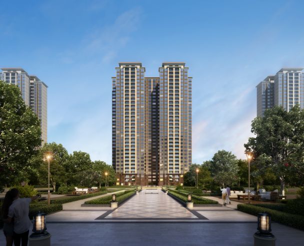 美的国宾府项目现状,东阳美的国宾府190平现状