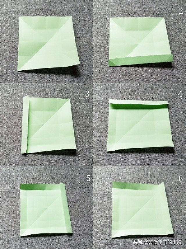 幸运草的盒子折纸教程,装四叶草盒子简单折纸