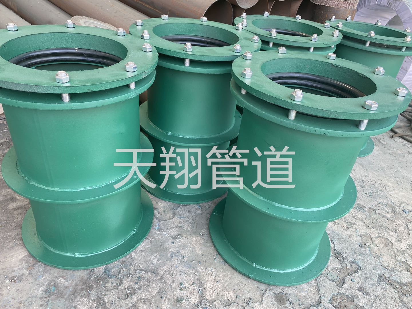 柔性防水套管用铸铁法兰,柔性防水套管外带法兰