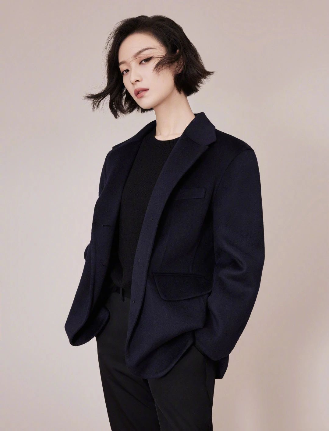 大圆脸真适合剪到下巴齐的短发吗,倪妮方形脸适合的发型