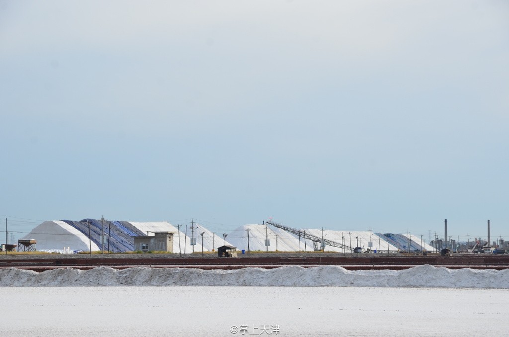 潍坊滨海七彩盐田,七彩盐田航拍