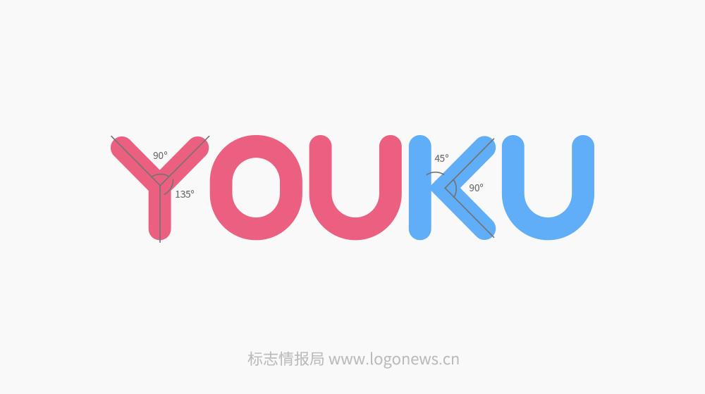 优酷换新logo进化史,优酷原来的logo