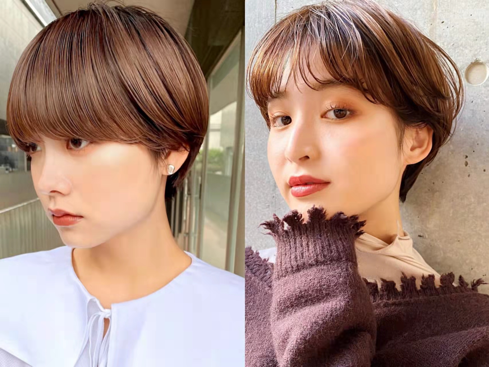 今年最受欢迎的一款短发洋气减龄,适合小脸的短发超级减龄好看