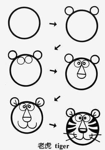 奥特曼儿童画画教程3-6岁简笔画,简单儿童画画教程8-12岁简笔画