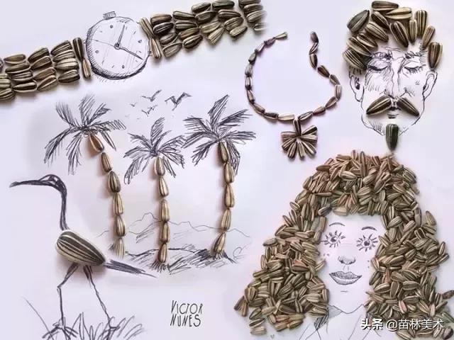 100种插画创意方法,好看的小插画铅笔