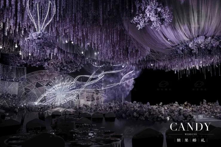 一场神秘浪漫的星空婚礼,一场仙境般的梦幻婚礼