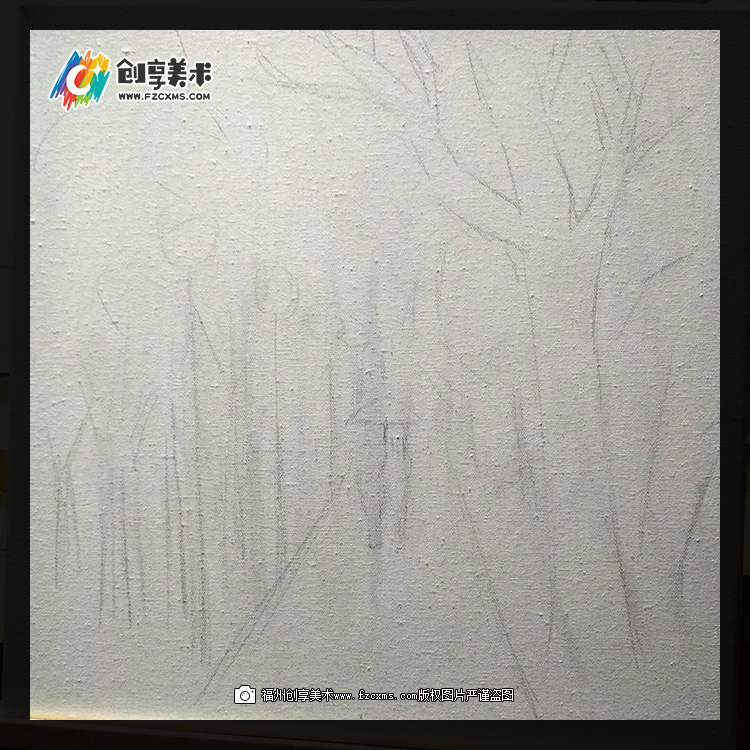 丙烯画教程入门视频风景画,丙烯画教程简单风景椰子树