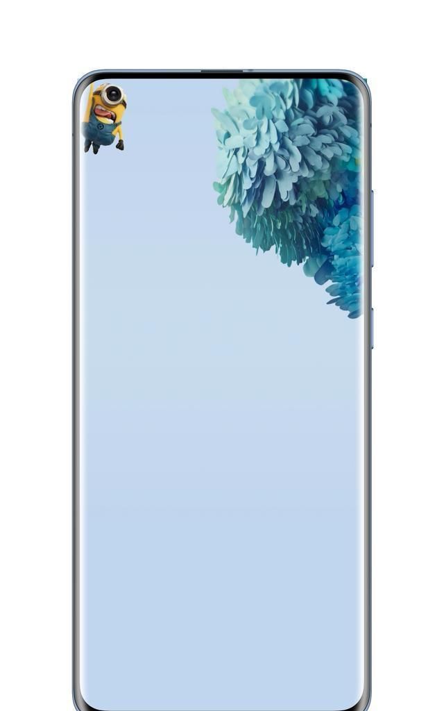 挖孔屏变全面屏壁纸,右挖孔屏壁纸手机超清全面屏