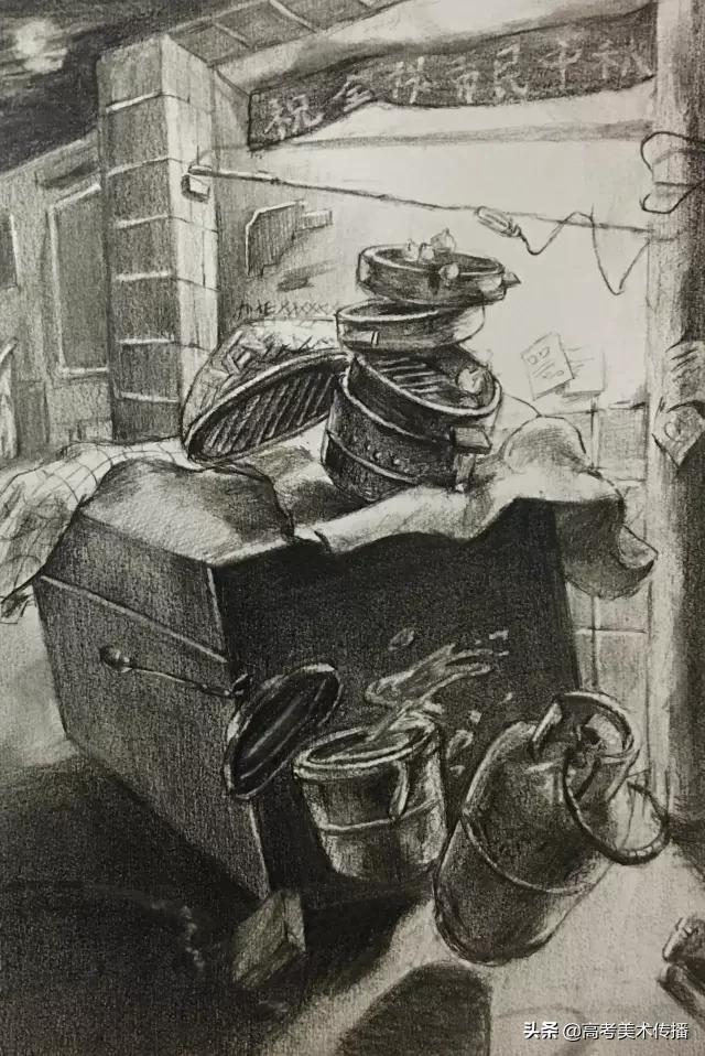 清华美院素描静物,清华美院高考素描