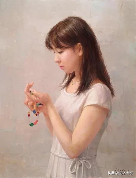 木原和敏人物油画,日本画家超写实人物油画欣赏