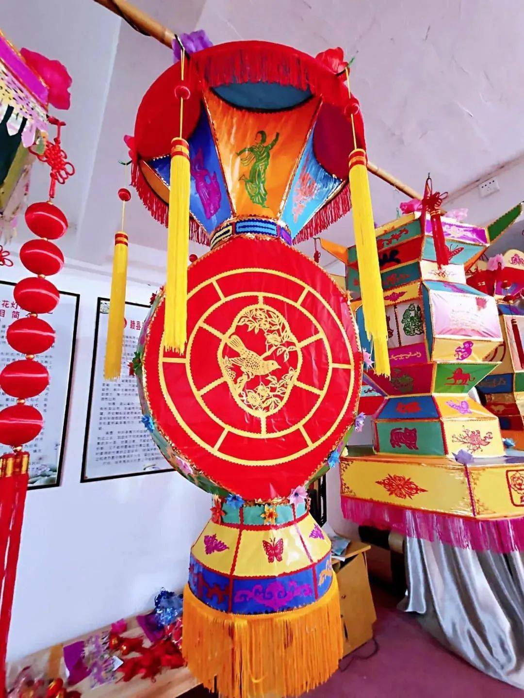 花灯制作赣南,赣县田村花灯的做法