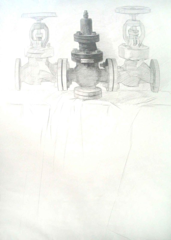 静物素描和石膏素描哪个简单,素描苹果明暗交界线素描静物教学