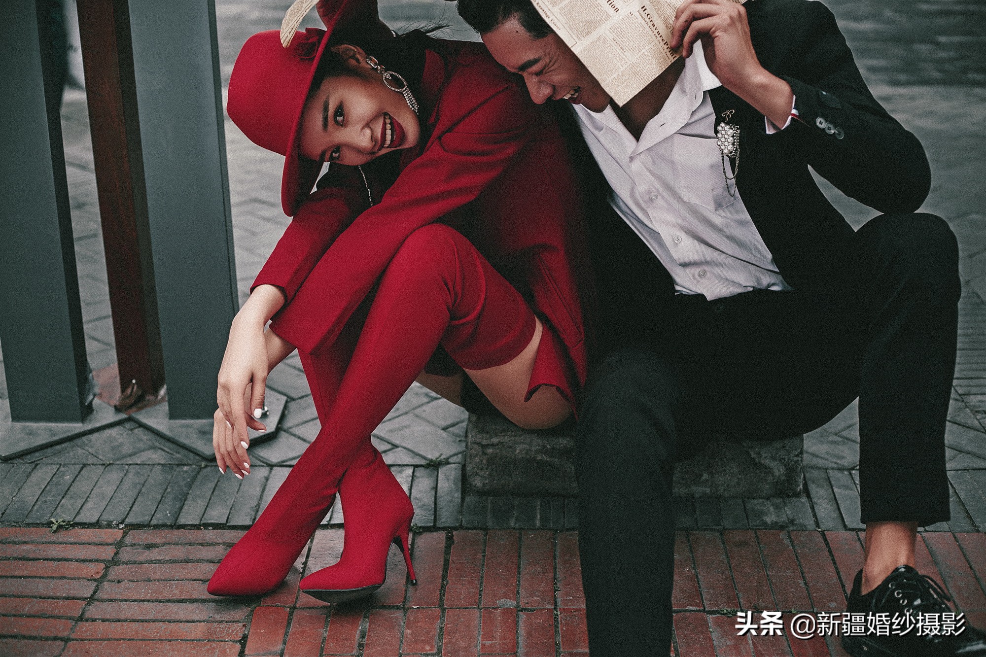 可盐可甜婚纱写真,可咸可甜的婚纱照图片