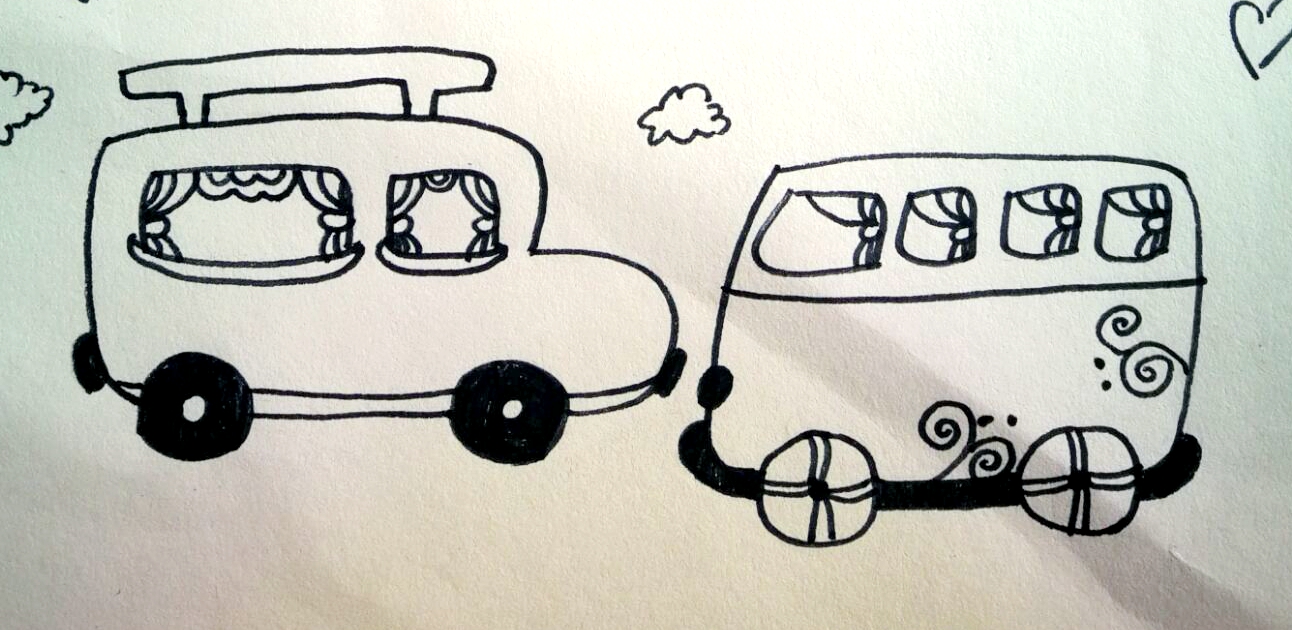 孩子喜欢的车画一画,孩子喜欢画车