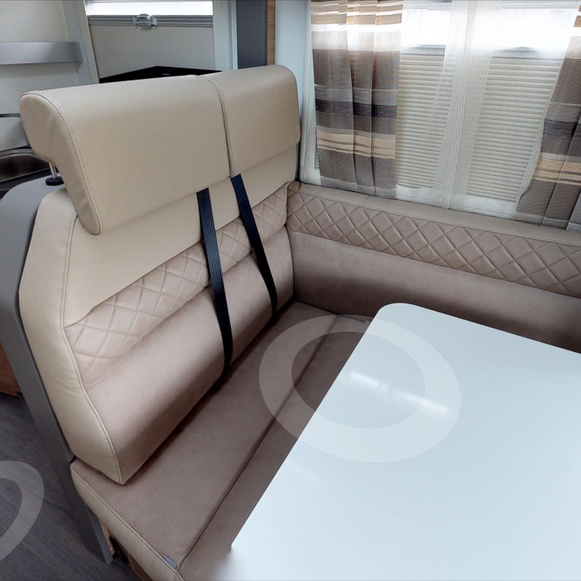 房车卡座座椅尺寸,房车卡座沙发区