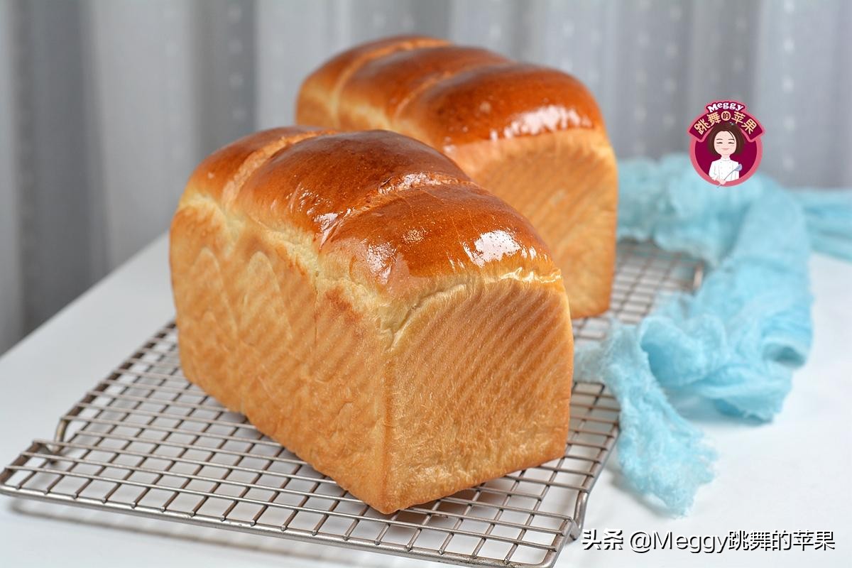 柔软又拉丝的手撕面包,全麦吐司手套膜全过程