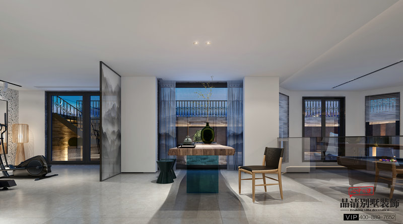 南通豪宅别墅装修实景,南通万濠山庄法式装修别墅