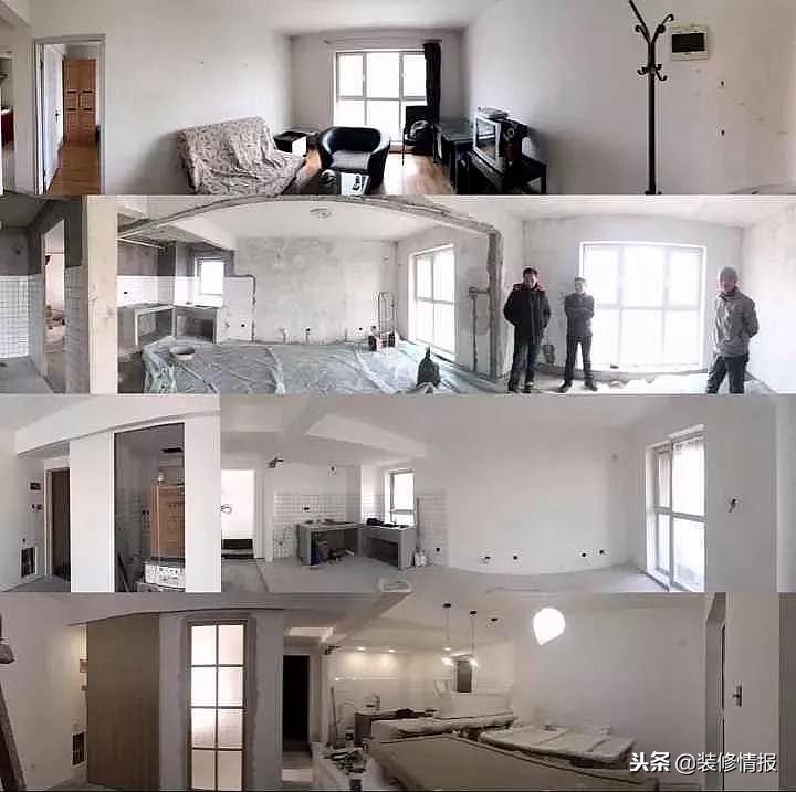 55平的客餐厨一体,36平客餐厨一体