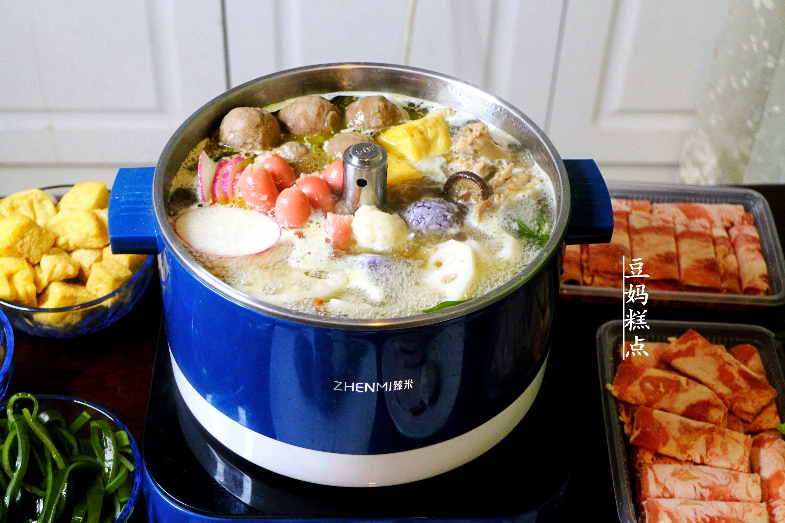 自制鸡汤火锅汤底家常做法,自制鸡汤小火锅做法