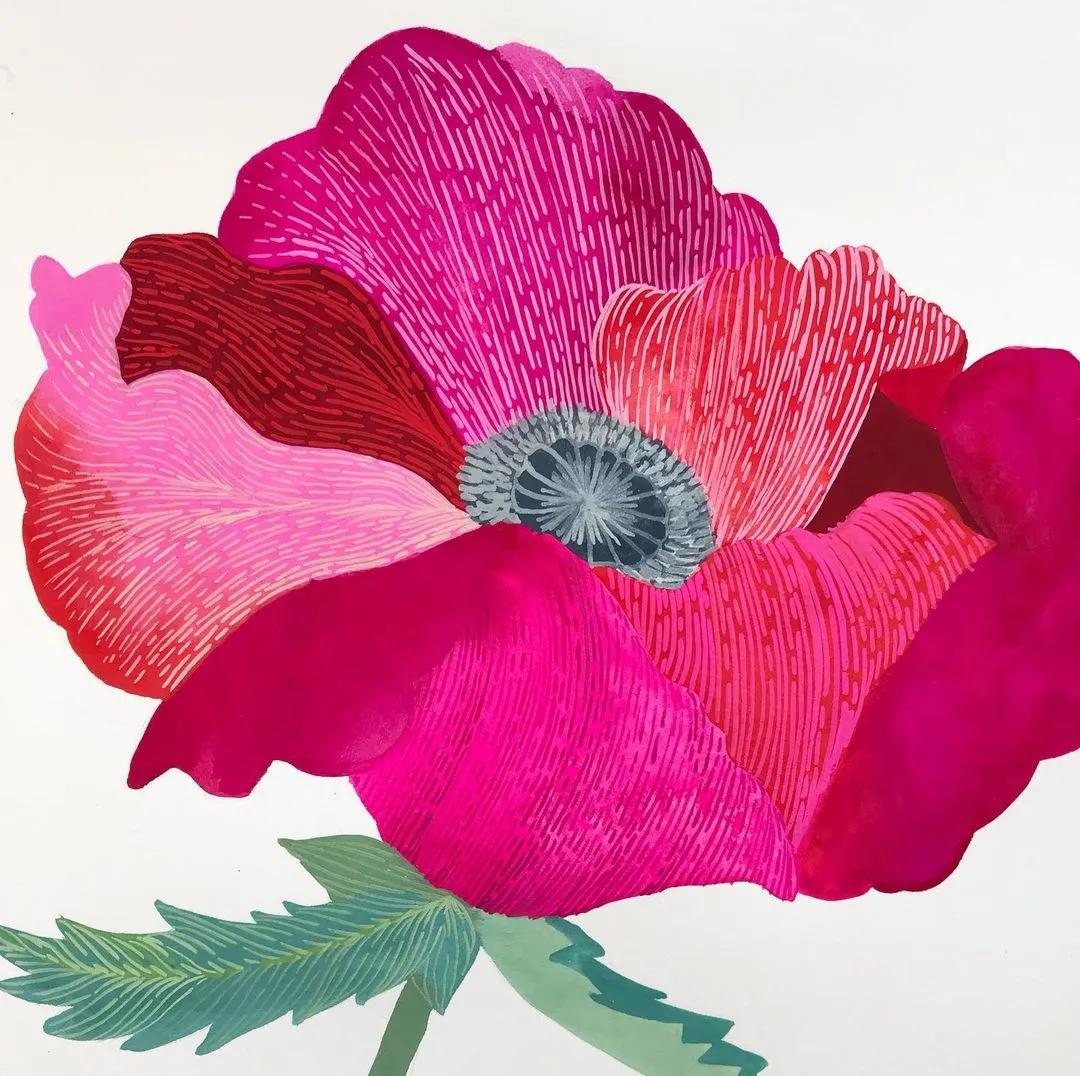 水彩渲染画建筑效果图,水彩平涂画