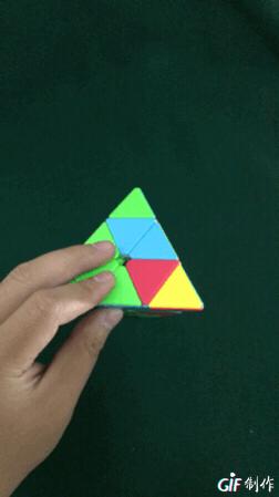 只拼好一面还原金字塔魔方教程,金字塔魔方还原教程sunny老师