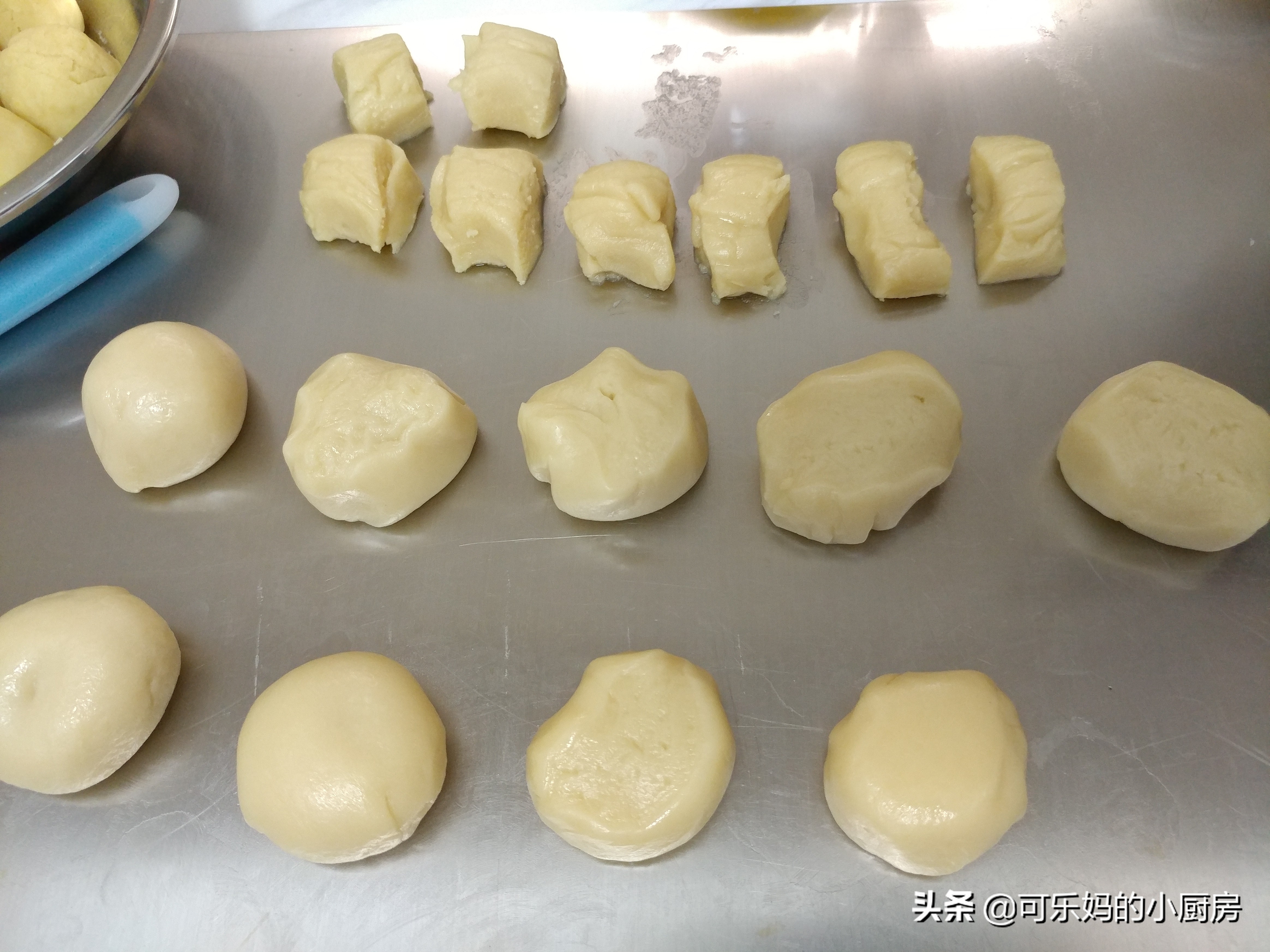 酥皮绿豆饼小吃,蛋挞皮酥皮绿豆饼