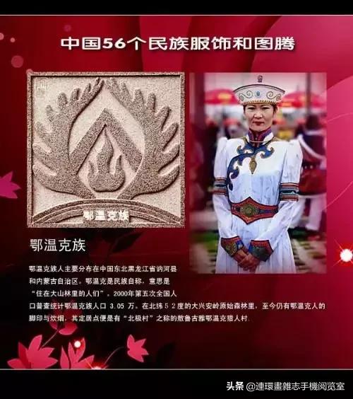 外网评论中国56个民族服饰,56个民族的图腾