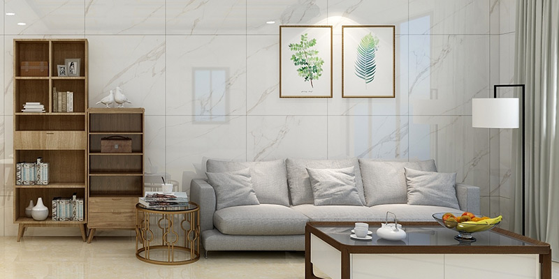 客厅高级灰地砖用什么颜色墙布,客厅耐脏防滑地砖怎么选