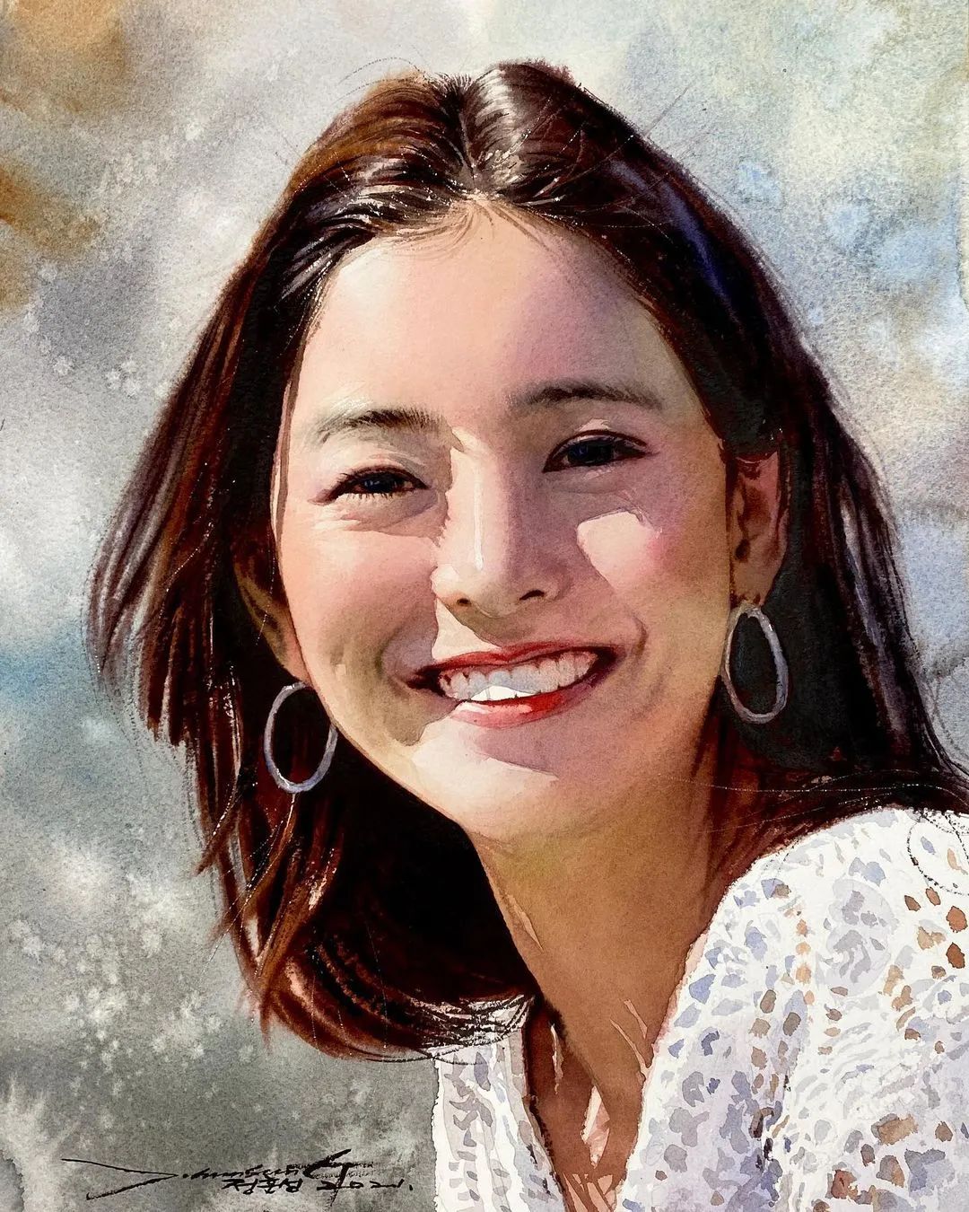 极简的水彩画作品,灵动脱俗的水彩画