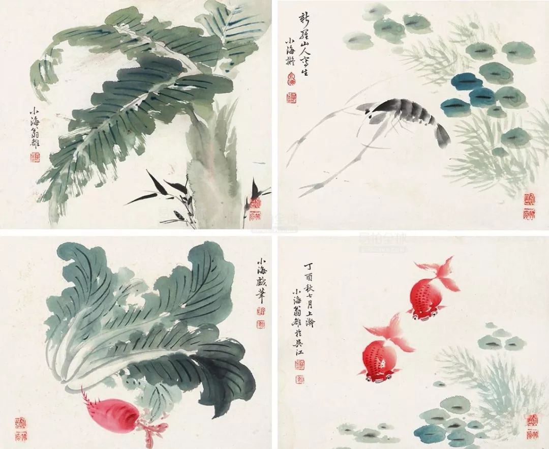 清代花鸟鱼虫画,清代国画名家花鸟鱼虫