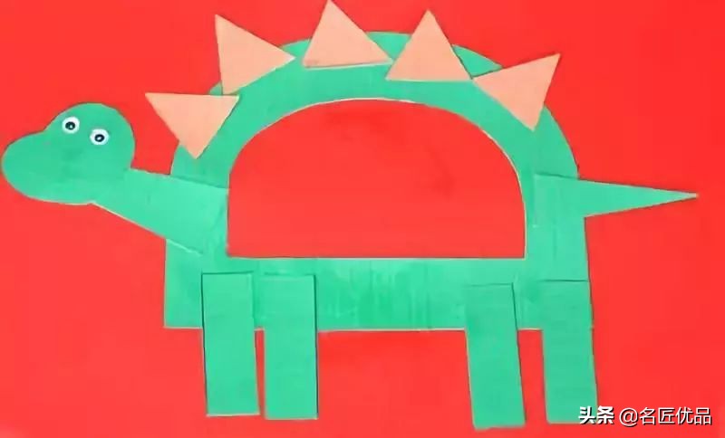 恐龙贺卡手工制作,纸盒手工制作大全创意幼儿园恐龙
