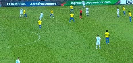 美洲杯-巴西双锋传射2-0胜阿根廷梅西争冠再梦碎