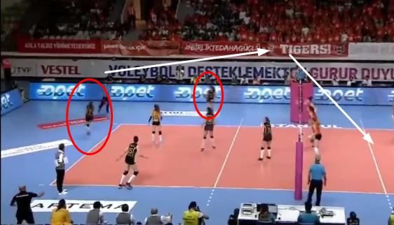 朱婷土超决赛逆天一球：10米直角二传死亡重扣！打爆三人拦网