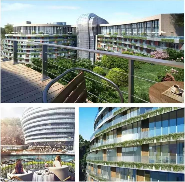 6亿深坑酒店终露真容,上海深坑酒店耗时13年造价21亿