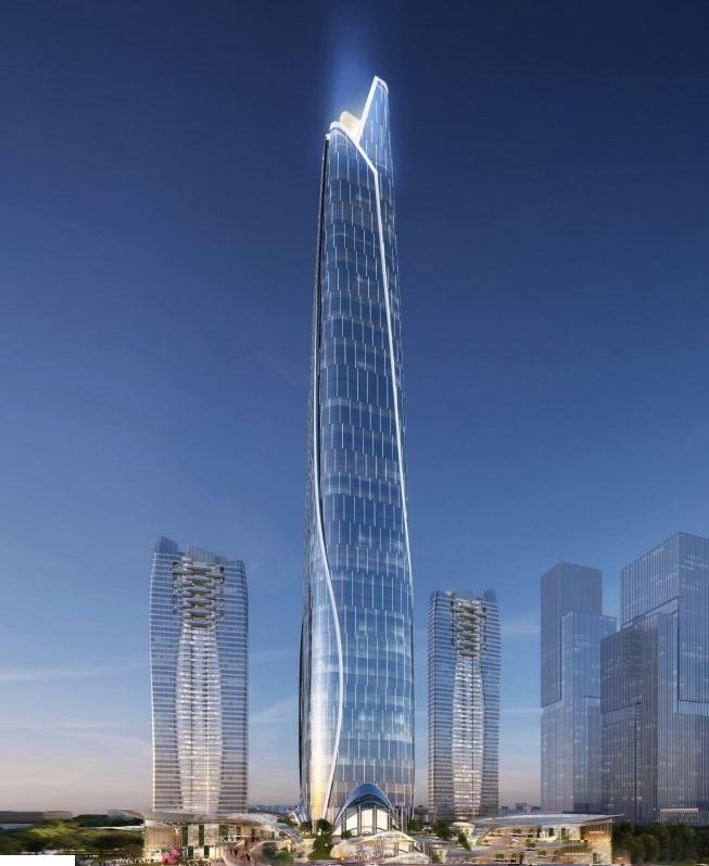 武汉400摩天高楼集合,武汉900米的高楼大厦