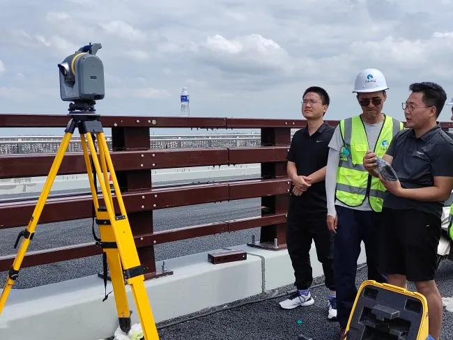 天宝SX10影像扫描仪在王安石抚河特大桥主桥检测方案