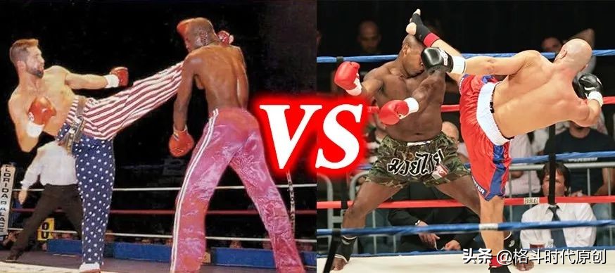 泰拳和踢拳的对决,泰拳vs拳击无规则