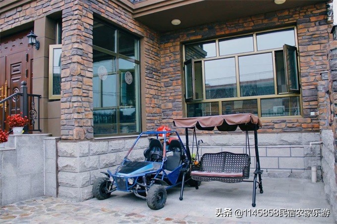 北京延庆海棠阁民宿,延庆龙庆峡冰灯附近民宿