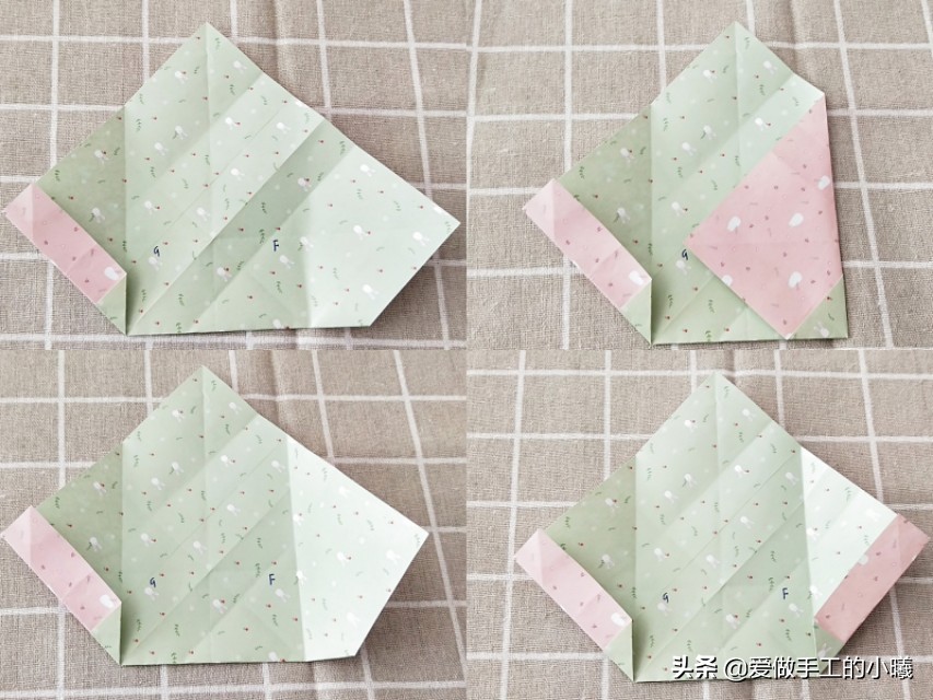 一束花朵手工折纸百合,百合折纸花朵折法图解