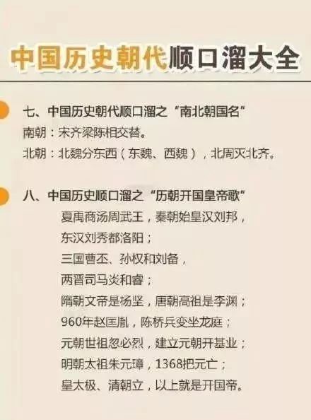 中国历史朝代顺口溜背景音乐,中国历史朝代顺序顺口溜