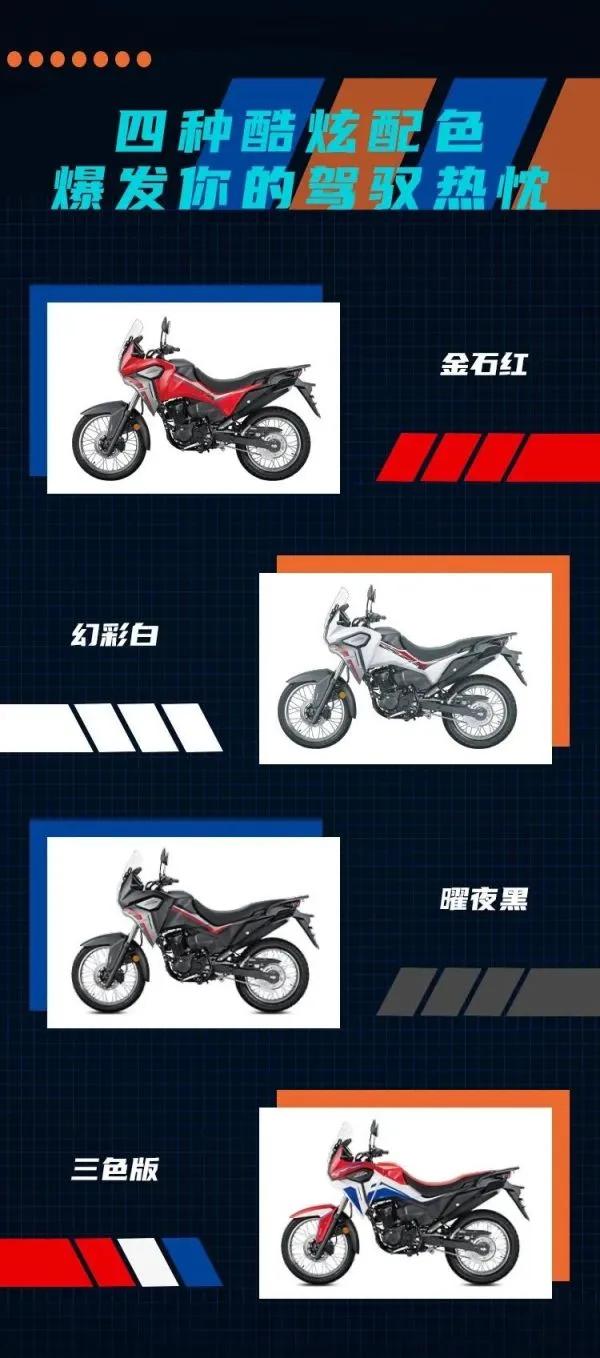 17389元起！本田国产“小非双”CRF190L正式开售