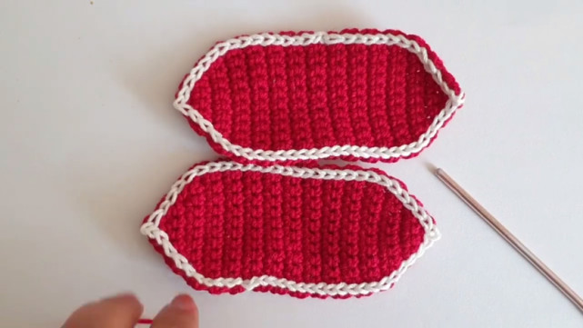 白雪蝴蝶结钩针发夹,钩针蝴蝶结发夹手工制作教程