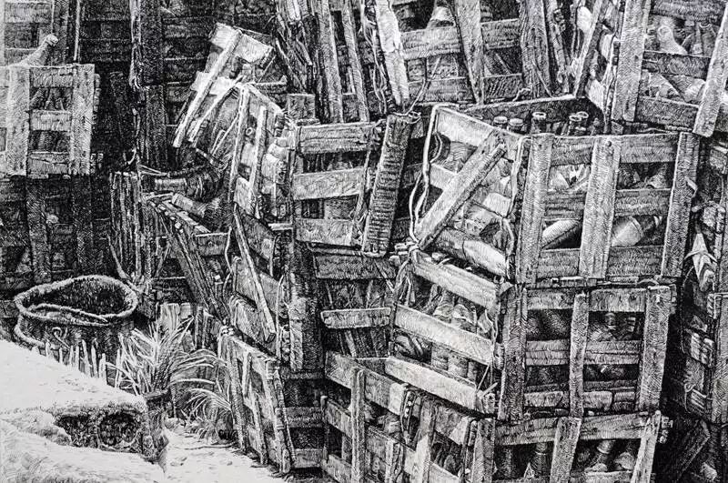 新一代中国钢笔画领军人物,极品五大钢笔画简直美爆