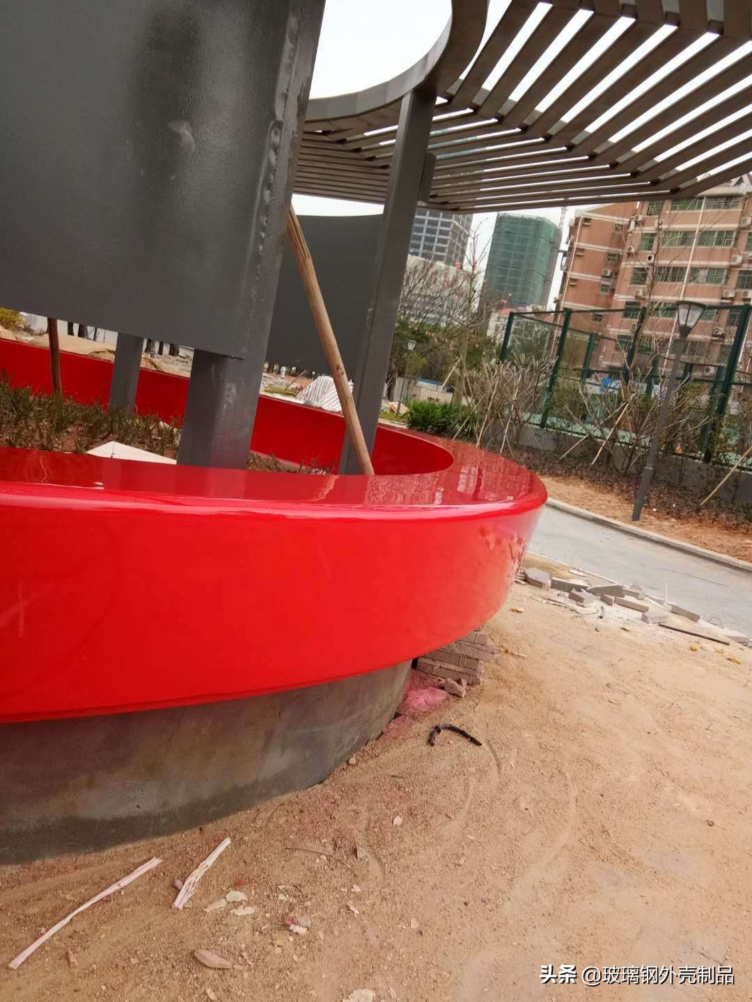 室内外玻璃钢休闲座椅长凳户外广场座椅异形玻璃钢家具景观坐凳